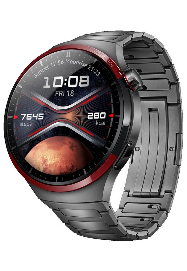 HUAWEI - Smartwatch Huawei Watch 4 Pro Space Edition. Rodzaj zegarka: smartwatch. Materiał: materiał, skóra, koronka. Styl: retro, sportowy, militarny, elegancki, klasyczny