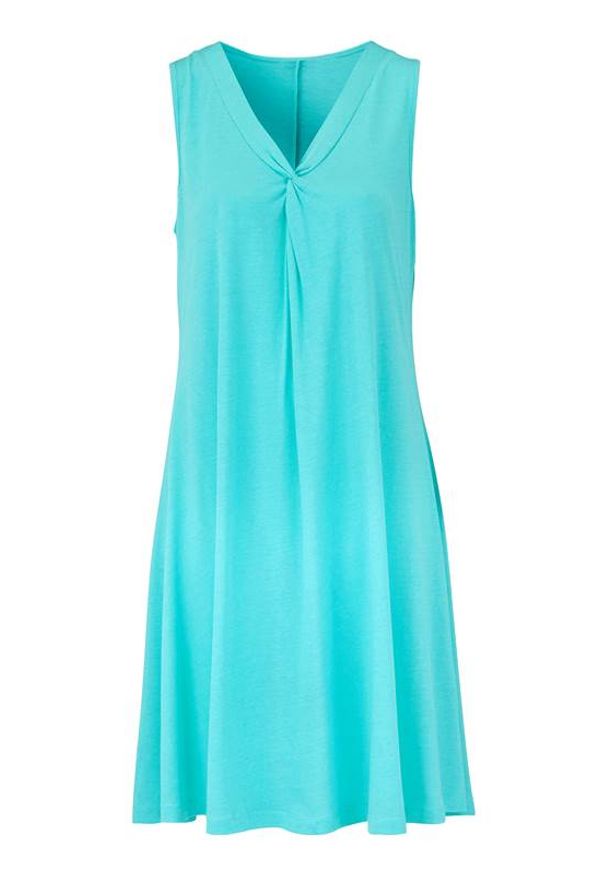 Cellbes Rozkloszowana sukienka z dżerseju. turkusowy female niebieski/turkusowy 46/48. Kolor: turkusowy, wielokolorowy, niebieski. Materiał: jersey
