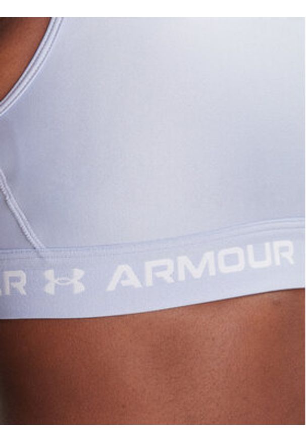 Under Armour Biustonosz sportowy Crossback Mid Bra 1361034-539 Niebieski Compression Fit. Kolor: niebieski. Materiał: syntetyk