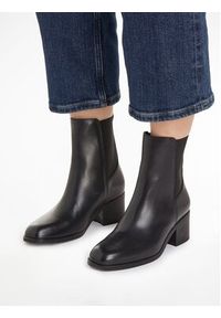 TOMMY HILFIGER - Tommy Hilfiger Botki Essential Chelsea Boot FW0FW07516 Czarny. Kolor: czarny