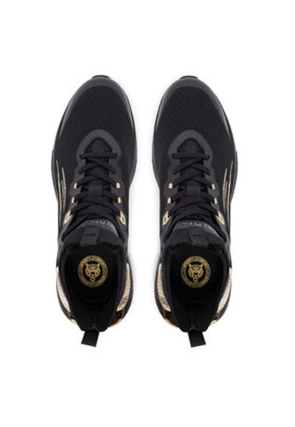 Plein Sport Sneakersy FAES USC0733 STE003N Czarny. Kolor: czarny. Materiał: materiał