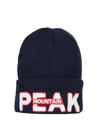 PEAK MOUNTAIN - Czapka Peak Mountain Bon-Marc. Kolor: niebieski. Sezon: zima. Styl: sportowy #1