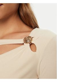 Guess Bluzka W5RP12 KAQL2 Beżowy Regular Fit. Kolor: beżowy. Materiał: syntetyk #2