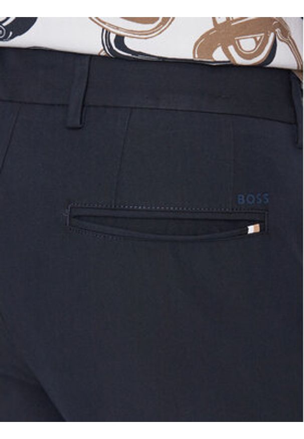 BOSS - Boss Spodnie materiałowe Kaito1_T 50487754 Granatowy Slim Fit. Kolor: niebieski. Materiał: syntetyk