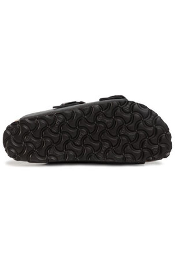 Birkenstock Klapki Arizona Big Buckle 1011075 Czarny. Kolor: czarny. Materiał: skóra