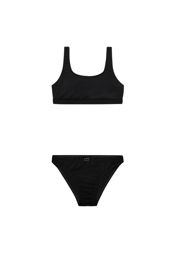 Dziewczęcy dwuczęściowy kostium kąpielowy Protest Rose. Kolor: czarny