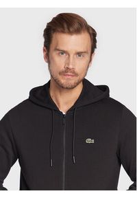 Lacoste Bluza SH9626 Czarny Classic Fit. Kolor: czarny. Materiał: bawełna #3