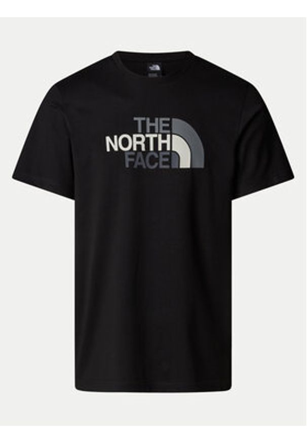 The North Face T-Shirt Easy NF0A8A6C Czarny Regular Fit. Kolor: czarny. Materiał: syntetyk, bawełna