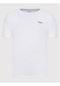 Pepe Jeans T-Shirt Original Basic 3 N PM508212 Biały Slim Fit. Kolor: biały. Materiał: bawełna #4
