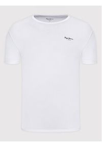 Pepe Jeans T-Shirt Original Basic 3 N PM508212 Biały Slim Fit. Kolor: biały. Materiał: bawełna #5