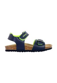 Sandały Geox Model J Ghita Boy Kolor Niebieski. Kolor: niebieski. Materiał: tkanina