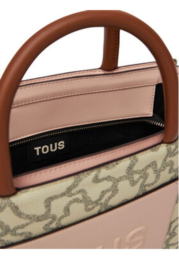Tous - TOUS Torebka Amaya Kaos Icon 2002188201 Beżowy. Kolor: beżowy. Materiał: skórzane