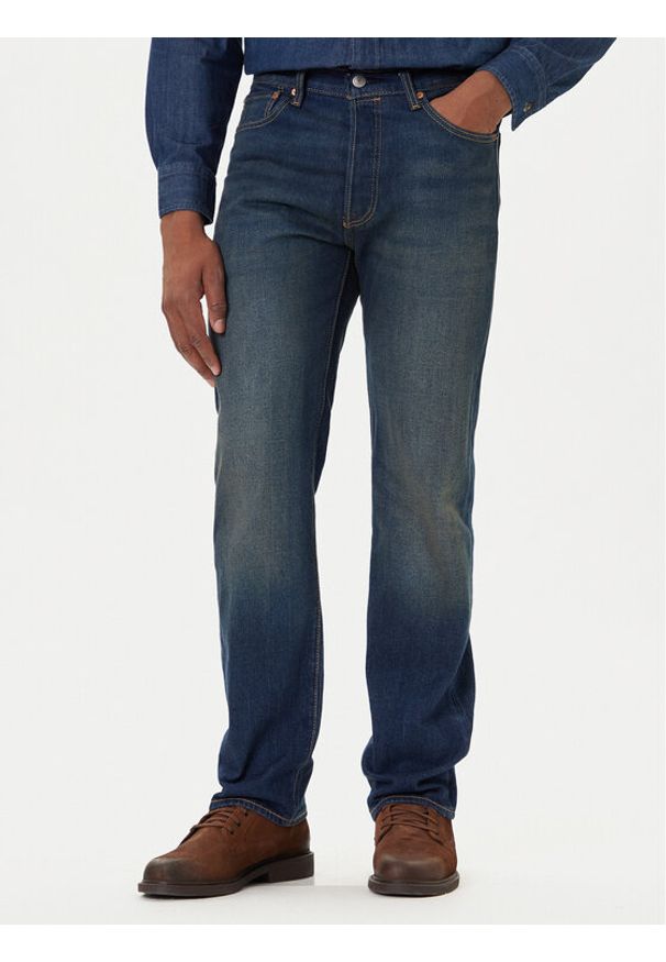 Levi's® Jeansy 501® 00501-3604 Niebieski Straight Fit. Kolor: niebieski
