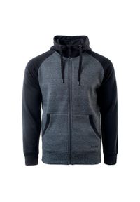 Hi-tec - Bluza Rozpinana Męska Selan. Kolor: szary. Styl: sportowy