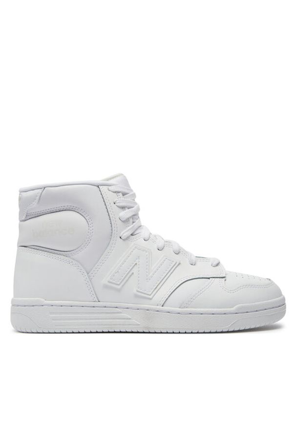 New Balance Sneakersy BB480COC Biały. Kolor: biały. Materiał: skóra
