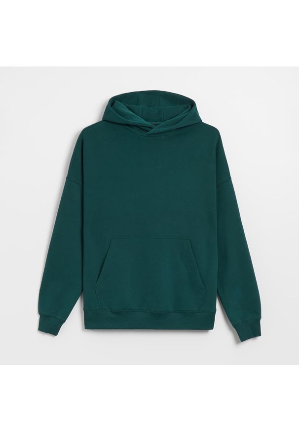 House - Ciemnozielona bluza z kapturem - Khaki. Typ kołnierza: kaptur. Kolor: brązowy