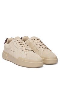 Calvin Klein Sneakersy Chunky Cupsole Laceup Su YM0YM01453 Beżowy. Kolor: beżowy. Materiał: zamsz, skóra #2