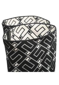 Elisabetta Franchi Kozaki SA-33L-36E2 Czarny. Kolor: czarny. Materiał: materiał #5