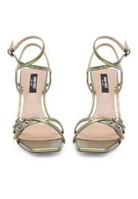 Nine West Sandały FARAZA ZL23014CC Zielony. Kolor: zielony. Materiał: skóra #6