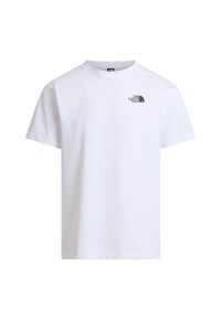 Koszulka męska The North Face Regular Short Graphic 0A8GUWFN41 - biała. Kolor: biały. Materiał: bawełna, materiał. Długość rękawa: krótki rękaw. Długość: krótkie. Sezon: lato #1
