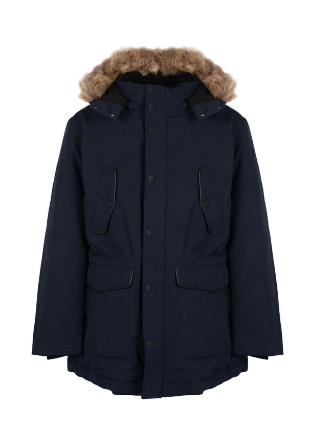Guess Kurtka | M1BL23WE6Z2 | Mężczyzna | Granatowy. Okazja: na co dzień. Kolor: niebieski. Materiał: poliester. Wzór: aplikacja. Styl: casual