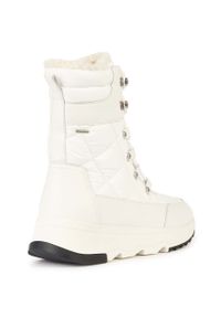 Geox śniegowce D FALENA B ABX B kolor biały D26HXB 085FU C1000. Nosek buta: okrągły. Zapięcie: sznurówki. Kolor: biały. Materiał: guma. Szerokość cholewki: normalna #3