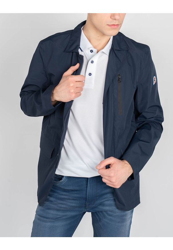 Invicta Kurtka | 4436144 | Mężczyzna | Granatowy. Okazja: na co dzień. Kolor: niebieski. Materiał: poliester. Wzór: aplikacja. Styl: casual