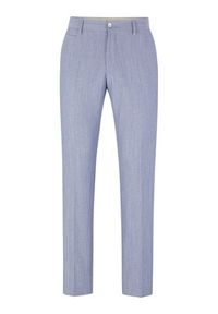 BOSS - Boss Spodnie materiałowe 50489421 Niebieski Slim Fit. Kolor: niebieski. Materiał: wełna, bawełna #3