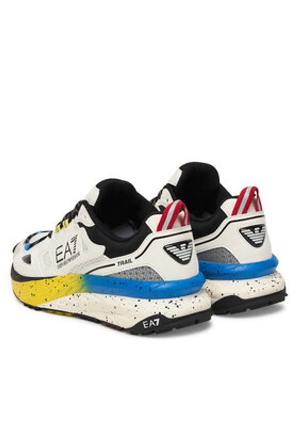 EA7 Emporio Armani Sneakersy 7X000602 AF10181 MZ701 Kremowy. Kolor: kremowy. Materiał: skóra