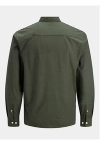 Jack & Jones Koszula 12182486 Zielony Slim Fit. Kolor: zielony. Materiał: bawełna #3