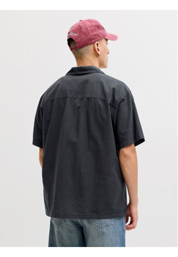 Jack & Jones Koszula Breeze 12288594 Czarny Relaxed Fit. Kolor: czarny. Materiał: bawełna