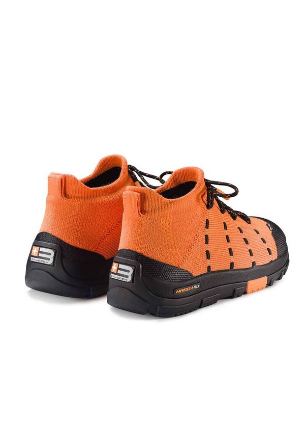 Buty turystyczne męskie wodoodporne Brubeck TREK MERINO. Kolor: pomarańczowy. Materiał: wełna. Sport: turystyka piesza