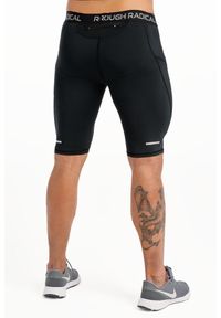 ROUGH RADICAL - Spodenki fitness męskie Rough Radical Tight Shorts. Kolor: czarny. Sport: fitness