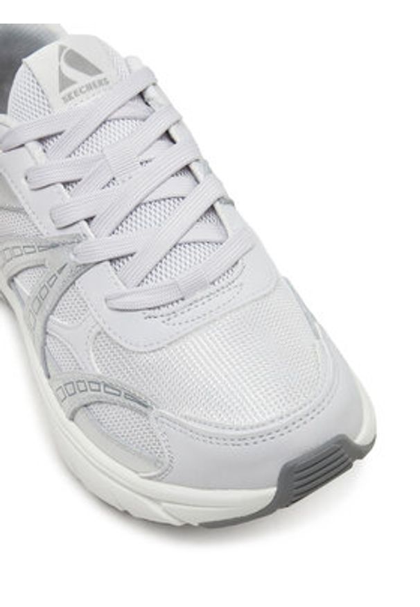 skechers - Skechers Sneakersy Shadow - Stellar 90 177357/GRY Szary. Kolor: szary. Materiał: skóra