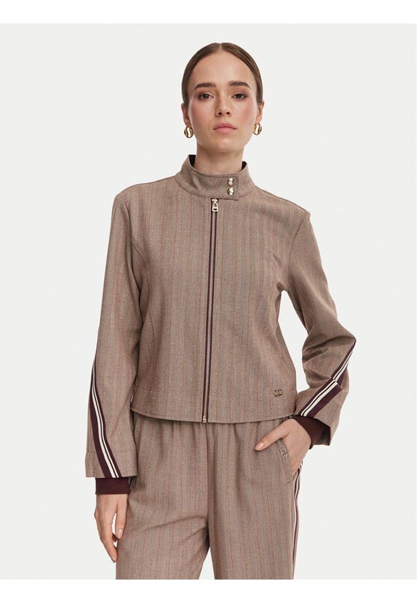 Liu Jo Sport Kurtka przejściowa TF6146 T692A Brązowy jasny Regular Fit. Kolor: brązowy. Materiał: syntetyk. Styl: sportowy