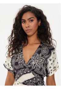 Liu Jo Sukienka codzienna MA4255 T3764 Beżowy Regular Fit. Okazja: na co dzień. Kolor: beżowy. Materiał: wiskoza. Typ sukienki: proste. Styl: casual #3