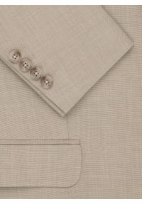 Pako Lorente - PAKO LORENTE – Beżowa marynarka garniturowa. Kolor: beżowy. Materiał: poliester, elastan, wiskoza. Wzór: gładki. Styl: młodzieżowy #2