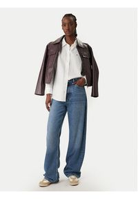 Tommy Jeans Koszula DW0DW22209 Biały Relaxed Fit. Kolor: biały. Materiał: len #4