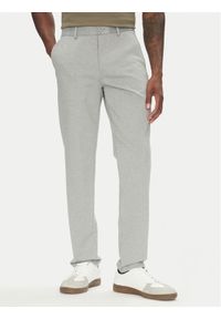 Lindbergh Chinosy 30-006052 Szary Slim Fit. Kolor: szary. Materiał: syntetyk