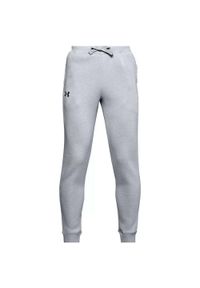 Spodnie dresowe chłopięce Under Armour RIVAL COTTON PANTS. Kolor: szary. Materiał: dresówka