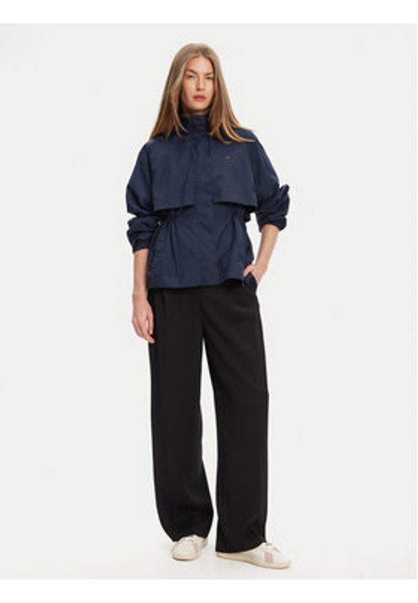 TOMMY HILFIGER - Tommy Hilfiger Wiatrówka WW0WW46444 Granatowy Relaxed Fit. Kolor: niebieski. Materiał: syntetyk