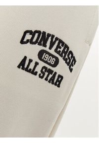 Converse Spodnie dresowe Heritage 10026779-A03 Écru Standard Fit. Materiał: syntetyk #3