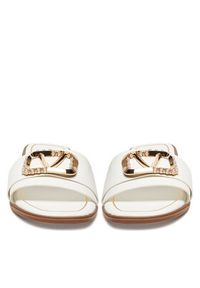 DeeZee Klapki R257-3 Biały. Kolor: biały. Materiał: skóra #2