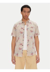 Quiksilver Koszula Apero Classic EQYWT04605 Beżowy Regular Fit. Kolor: beżowy. Materiał: bawełna
