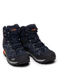 CMP Trekkingi Athunis Mid Wp 31Q4977 Granatowy. Kolor: niebieski. Materiał: skóra, zamsz. Sport: turystyka piesza #4