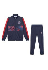 PSG - Dres treningowy Paris Saint-Germain dla dzieci 25/26. Kolor: niebieski. Materiał: dresówka. Styl: sportowy