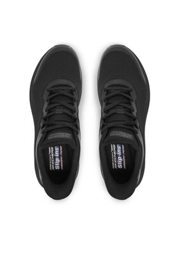 skechers - Skechers Sneakersy Bobs Skillz 118431 BBK Czarny. Kolor: czarny. Materiał: materiał