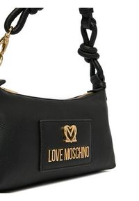 Love Moschino - LOVE MOSCHINO Torebka JC4241PP0OKC0000 Czarny. Kolor: czarny. Materiał: skórzane #5