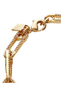 CRYSTAL HAZE - Złocona bransoletka z cyrkoniami Locked. Materiał: złote, pozłacane. Kolor: złoty. Kamień szlachetny: cyrkonia #2