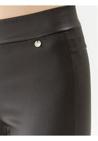 Rinascimento Spodnie skórzane CFC0114911003 Czarny Slim Fit. Kolor: czarny. Materiał: skóra, wiskoza #3